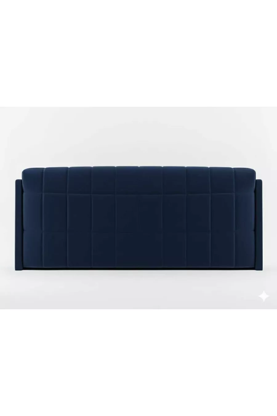 Housse de tête de lit double avec rembourrage en mousse