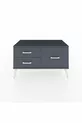 Commode Hyperion 3 étagères Anthracite-Anthracite