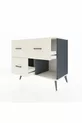 Commode Hyperion 3 tiroirs Anthracite-Silex