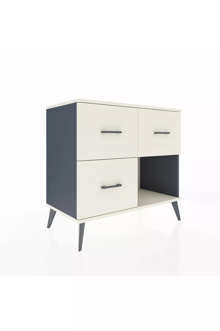 Commode Hyperion 3 tiroirs Anthracite-Silex