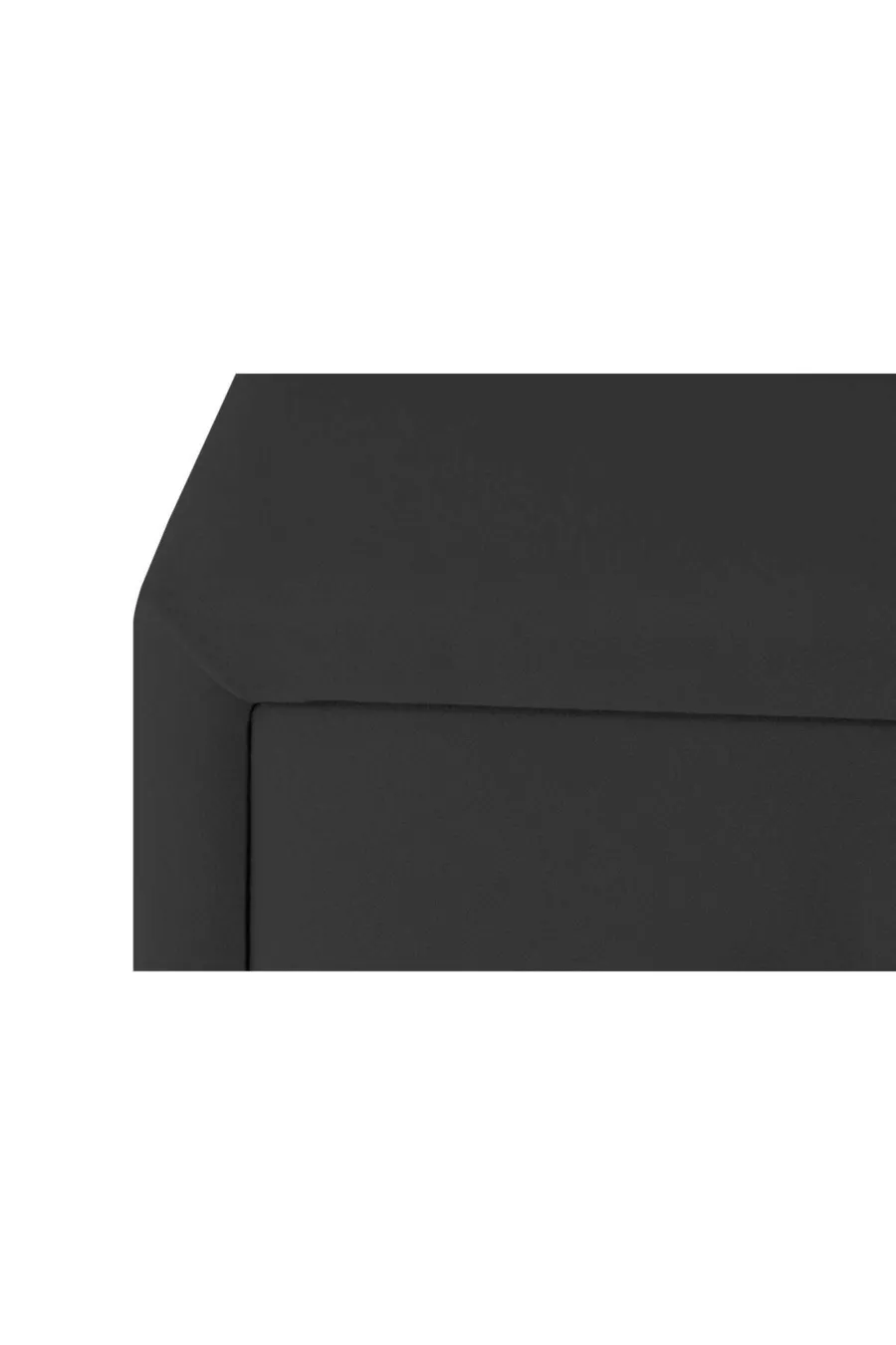 Table de chevet Doppia Linea Gold, à deux tiroirs