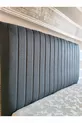 Housse de tête de lit pour sommier en lin Sonne Design  Cm Anthracite