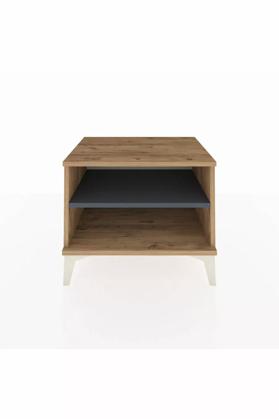 Commode Hyperion à une étagère Pin-Anthracite