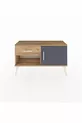 Commode Arges avec une étagère, un tiroir et une porte, pin-anthracite/pin
