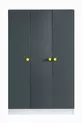 Lit superposé, armoire 3 portes Metris avec lit superposé junior