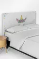 Housse de tête de lit pour lit enfant avec motif licorne blanche