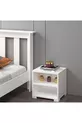 Table de chevet blanche en MDF