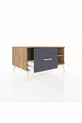 Commode Kronos à une étagère et un tiroir, pin-pin/anthracite