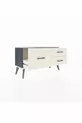 Commode Arges 3 tiroirs Anthracite-Pierres de lune