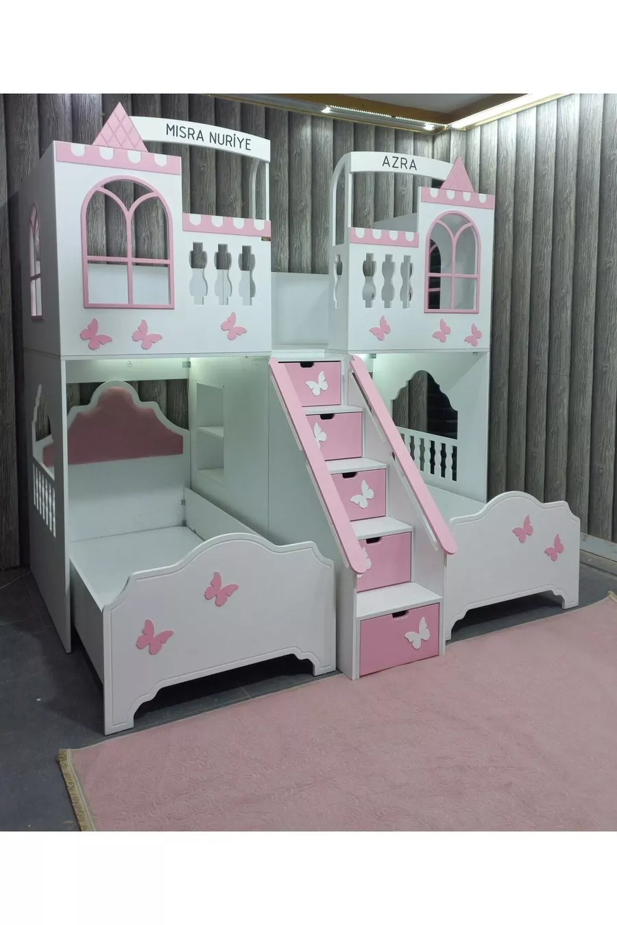 Lit superposé modulaire Papillon Aire de jeux