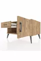 Commode Kronos à une étagère, un tiroir et une porte en pin