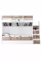 Lits superposés, Lit superposé Courageux avec tiroirs - Noyer 3 matelas confort