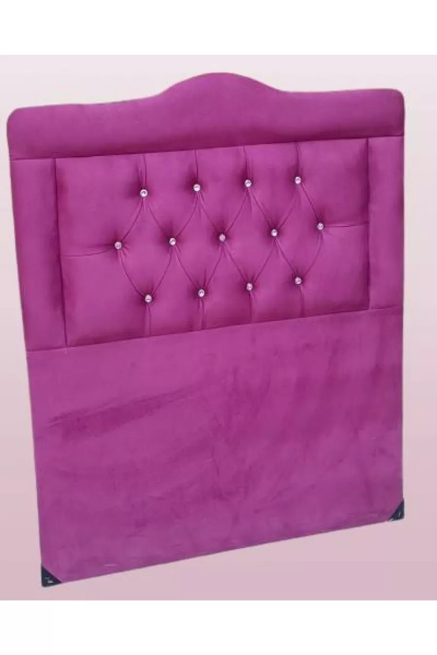 Titre DK Simple Personne Modèle Poney Plumage Fuchsia Tissu Capitonné Rempli Fait Main