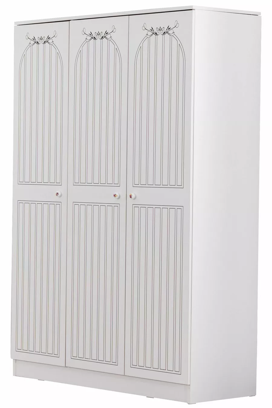 Lit superposé, lit superposé avec bureau intégré et armoire 3 portes Londres