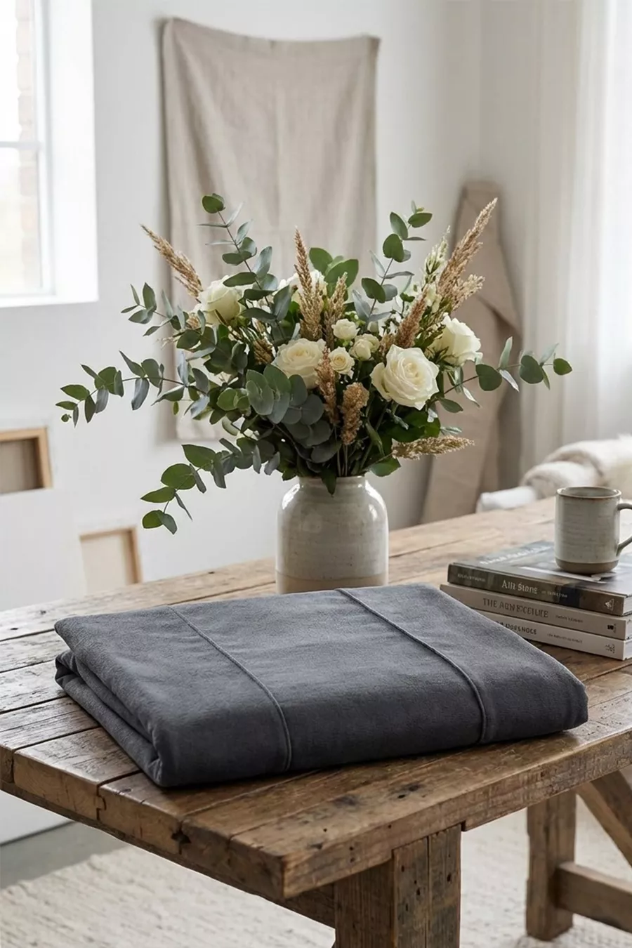 Housse de tête de lit, Housse de tête de lit Lavinya Anthracite