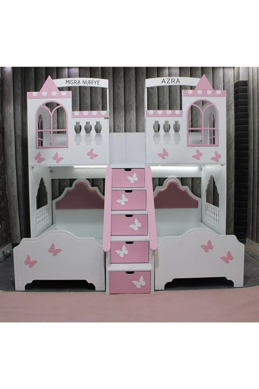 Lit superposé modulaire Papillon Aire de jeux