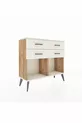 Commode Arges 4 tiroirs Pin-Pierre de Lune