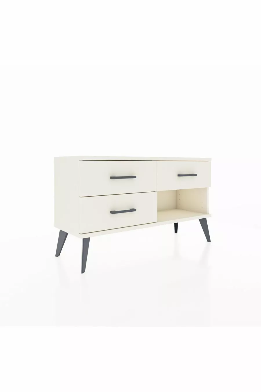 Commode Arges à 3 tiroirs Pierre de lune-Pierres de lune