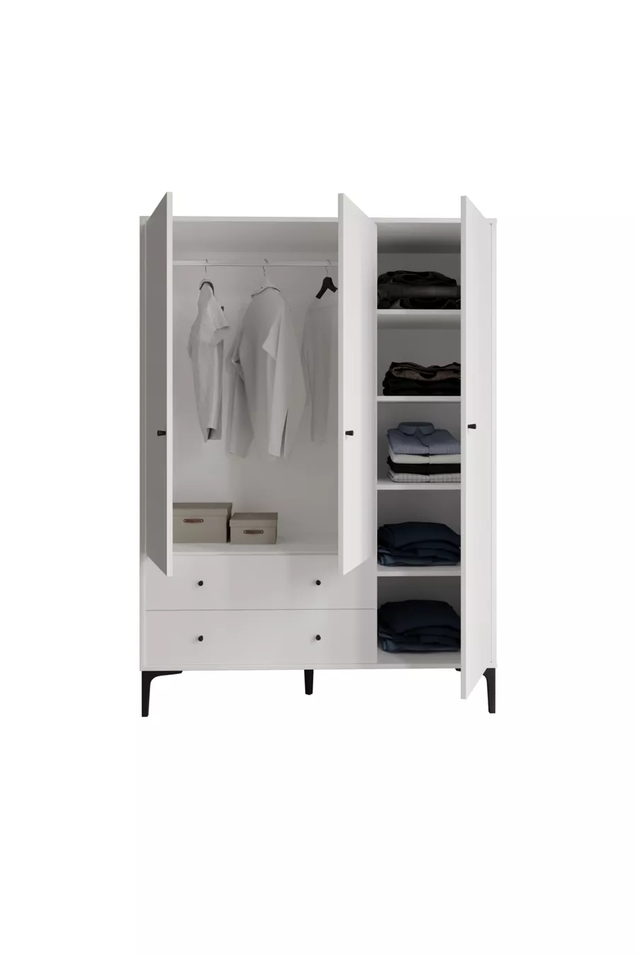 CHAMBRE JEUNE FOCUS LIFE BLANC (%MDF)