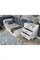 Ensemble de Chambre d'Enfant Soft Blanc - Lit, Armoire à 3 Portes, Commode à 3 Tiroirs, Tout en MDF