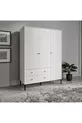 Focus 3 Kapılı Dolap/gardırop Beyaz (%MDF)