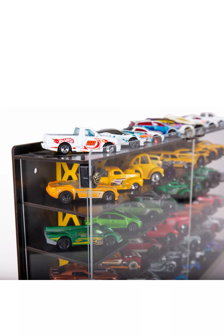 Couvercle en plexiglas pour voiture 1/ Compatible Hotwheels et Matchbox, étagère de voiture de collection, garage pour voitures miniatures