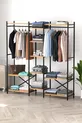 Armoire métallique à  étagères Porte-manteau métallique Armoire ouverte Armoire à vêtements Vestiaire Openix Pin