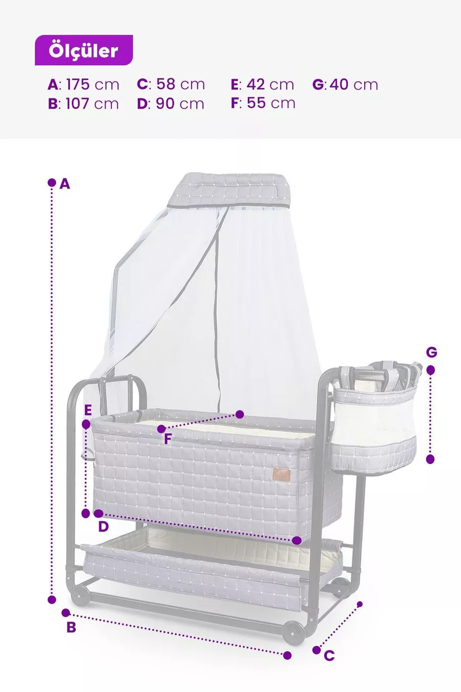 Berceau pour bébé pouvant se balancer à côté de la mère, hamac portable, berceau en panier, Safir