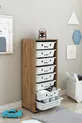 Armoire multifonction à 8 paniers, armoire de cuisine, armoire pour jouets d'enfants, organisateur de jouets