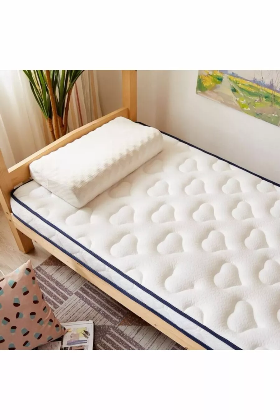 Matelas de lit bébé orthopédique complet 8 cm