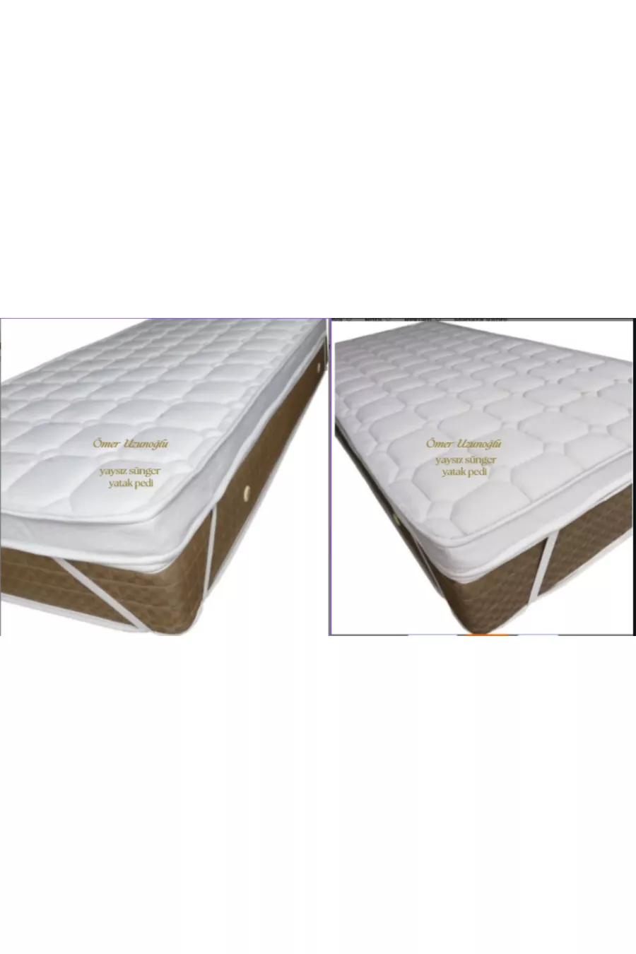 Matelas en mousse sans ressort avec tissu éponge