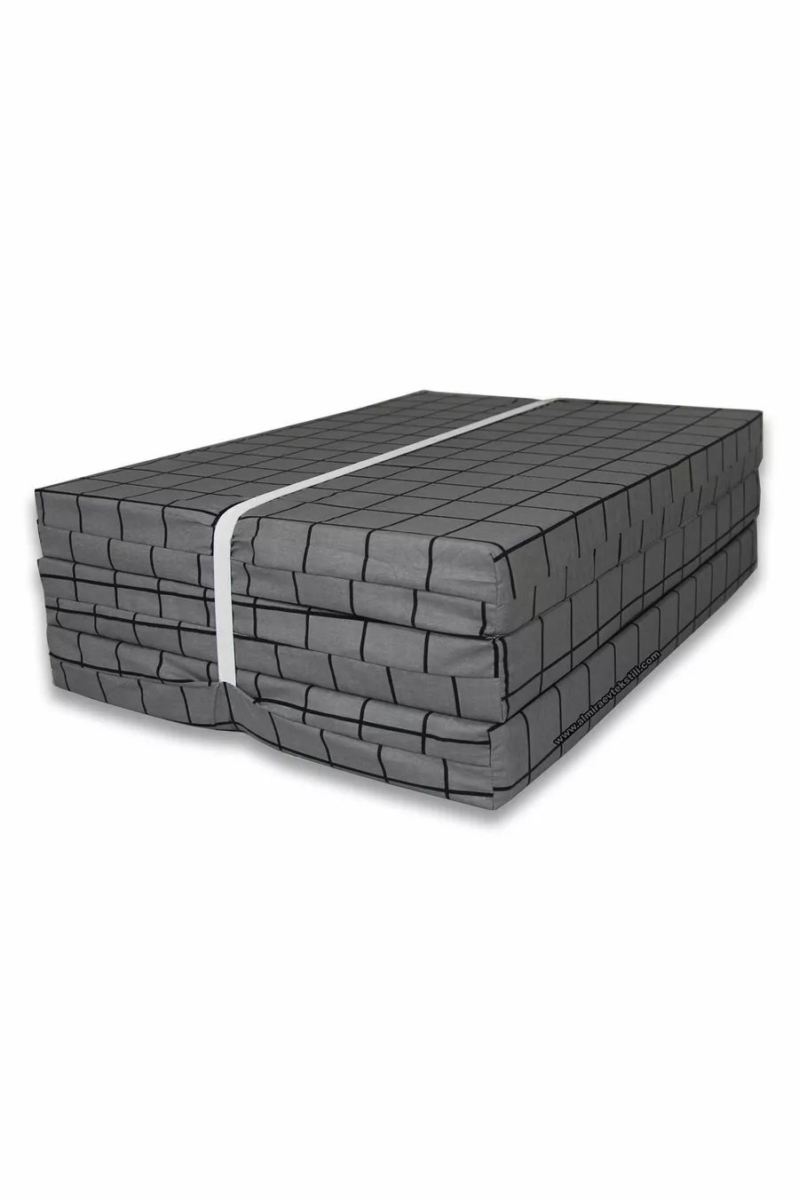 Matelas pliant en mousse avec coussin en mousse  Cm à carreaux