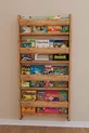 Bibliothèque Montessori Lino à 4 étagères pour enfants, bibliothèque éducative pour chambre d'enfant, en pin Atlantique