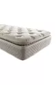 Matelas à ressorts orthopédique Golden avec plume d'oie et coton biologique, matelas à ressorts avec oreiller en bambou offert