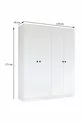 Armoire à 4 portes avec poignées à boutons