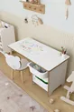 Table d'activité avec rouleau de papier à dessin, bureau pour enfants, armoire à jouets