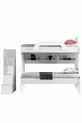 Lits superposés Ranza, Lit superposé Inci 2 pièces - Blanc 2 matelas confort