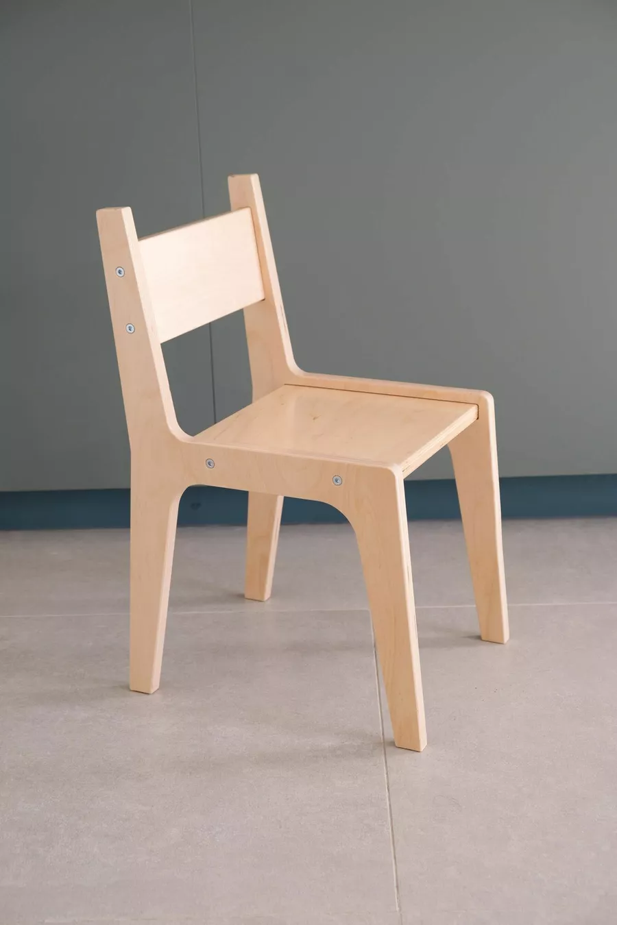 Ensemble de table et chaises en bois Montessori pour enfants (1 table + 2 chaises)