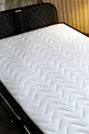 Lit pliant premium Niron  cm Matelas luxueux à ressorts emballés et cadre de lit recouvert de tissu antidérapant