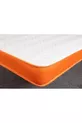 Matelas en mousse entièrement orthopédique avec options de taille, orange cm