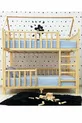 Lit superposé Montessori en bois avec toit Markaawm