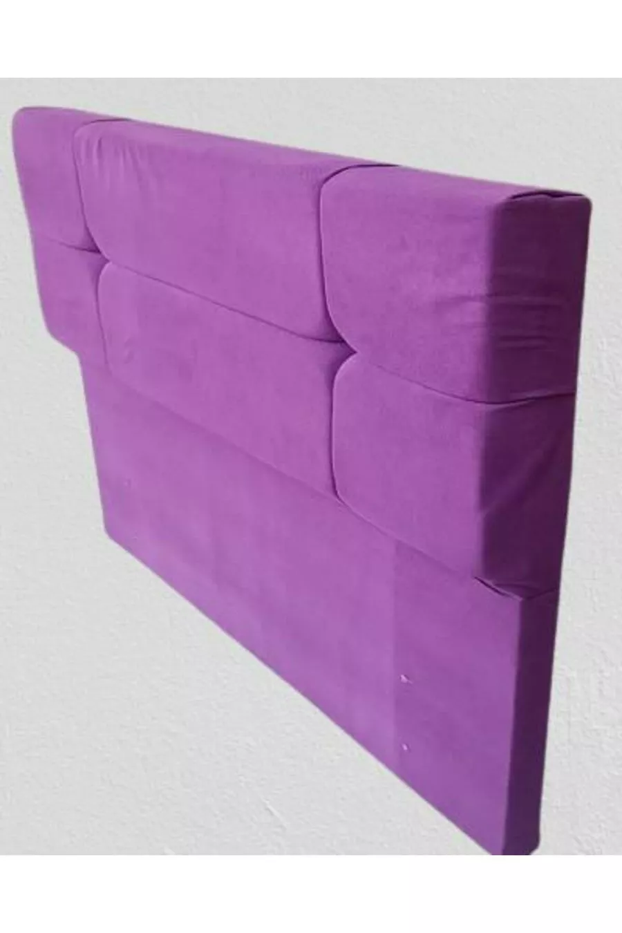 Titre DK Simple Tissu en velours de poulain Fuchsia foncé Rembourrage matelassé fait à la main