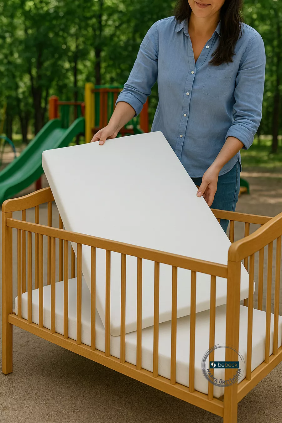 Matelas de Parc de Jeu Alezli, Matelas en Mousse x