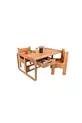 Table de jeu et d'activités pour enfants Industrial Living - Table de travail et de pâte à modeler - 2 chaises - MDF - CM