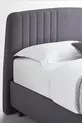 Canto Baza, Ensemble de 2 Têtes d'Argent Pour Lit Double - Anthracite,