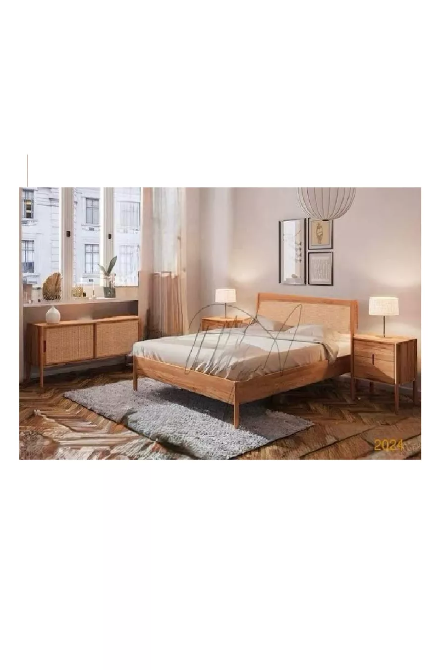 Lit en bois Dubaï