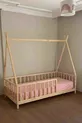 Lit Montessori pour bébé et enfant unisexe en bois naturel