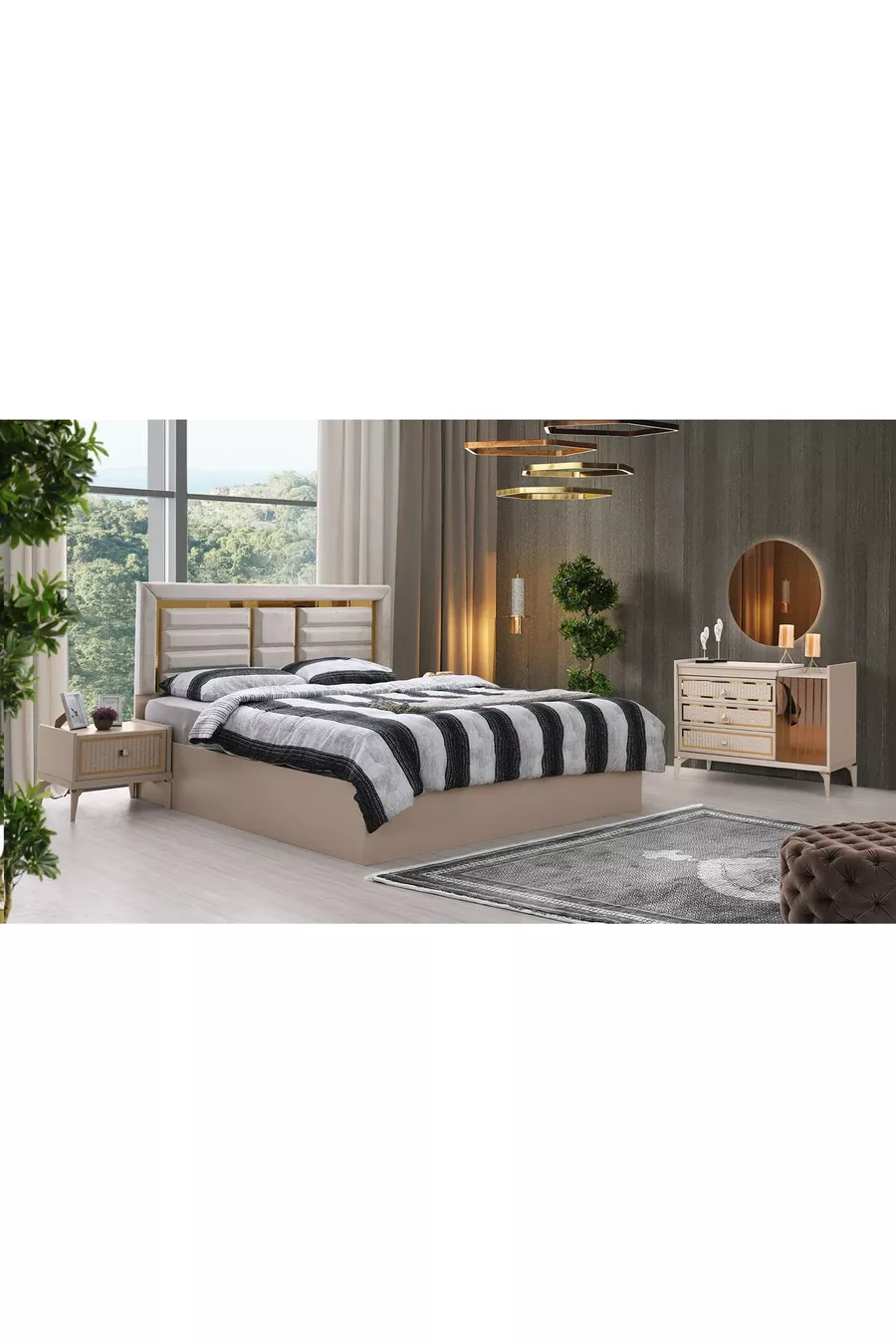 Ensemble de chambre à coucher Şehzade KumBeji Marmaris