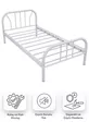 Lit en fer forgé Royal Metal blanc pour une personne