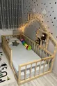 Lit Montessori Unisexe pour Bébé et Enfant en Bois Naturel